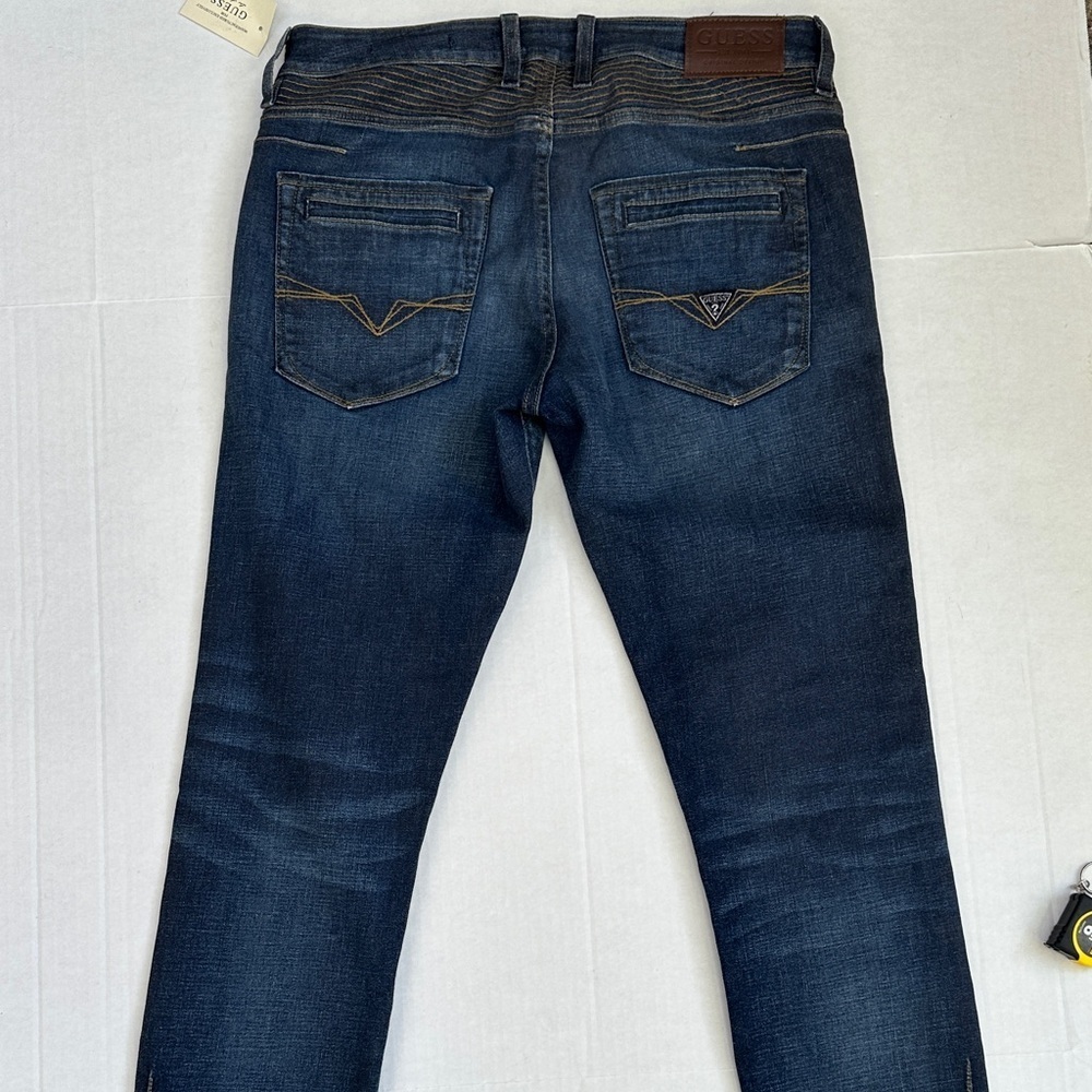 New Guess Slim Tapered Men’s Jeans Sz 32 - Picture 8 of 14